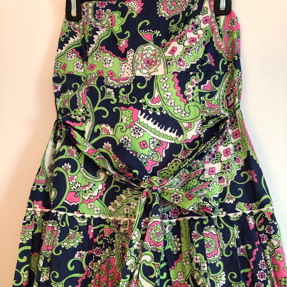 LILLY PULITZER STRAPLESS DRESS